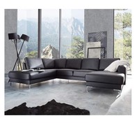 Ecksofa Sofa Couch Polster Wohnlandschaft Leder Eck Sofas Garnitur L Form Schlaf