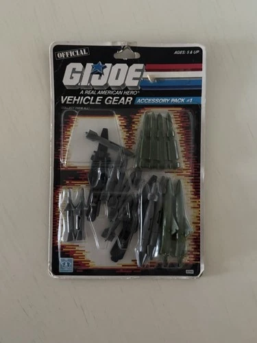 Vintage 1986 Hasbro GI Joe Vehicle Gear Accessory Pack # 1 New Sealed