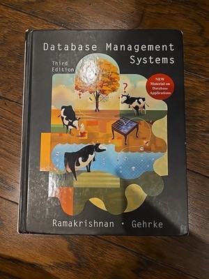 DATABASE MANAGEMENT SYSTEMS THIRD 3rd EDITION TEXTBOOK HARDCOVER BOOK