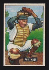 PHIL MASI white sox 1951 BOWMAN #160 NM-MINT/MINT SHARP CORNERS SHARP COLOR