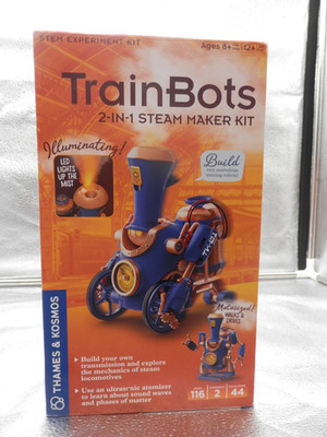 TrainBots 2 IN 1 Steam Maker Kit-STEM-NEW- Ages 8+ Free Shipping