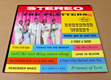 1959 LP The Platters "Remember When " Pop R B Nostalgic Crooners- VG