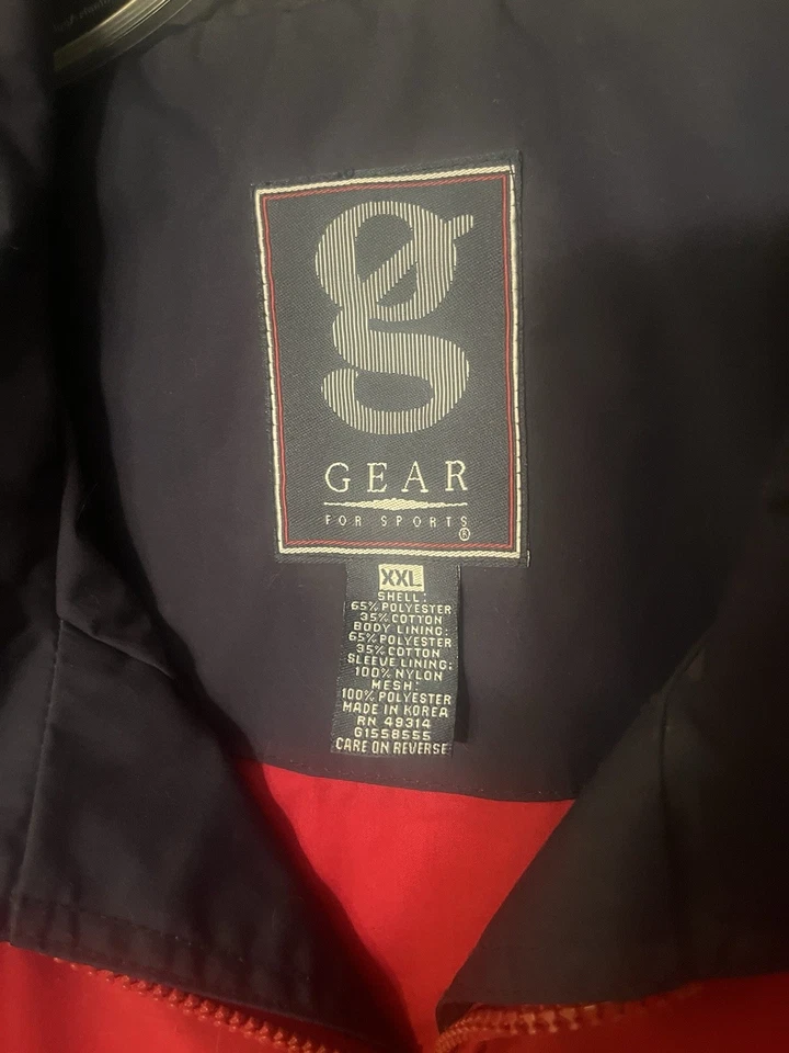 Anheuser Busch Quail Unlimited LOGO Weather Resistant Jacket Mens XXL RED - Image 3 of 4