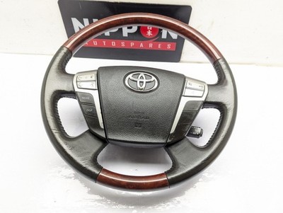 VOLKSWAGEN ALPHARD MK2 AH20 2008 - 2015 GREY STEERING WHEEL WITH DARK WOOD 82234