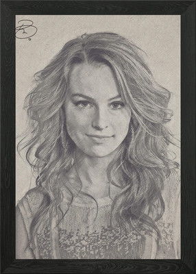 Bridgit Mendler gerahmtes Wandbild Poster Leinwanddruck Bild
