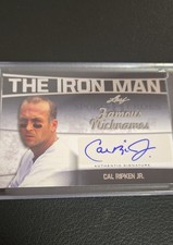 2016 Leaf Sports Heroes - Famous Nicknames Cal Ripken #FN-CRJ (AU) AUTOGRAPH 