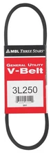 Mitsuboshi FHP 3L250 General Utility V-Belt 0.38 in. W X 25 in. L For Fractional