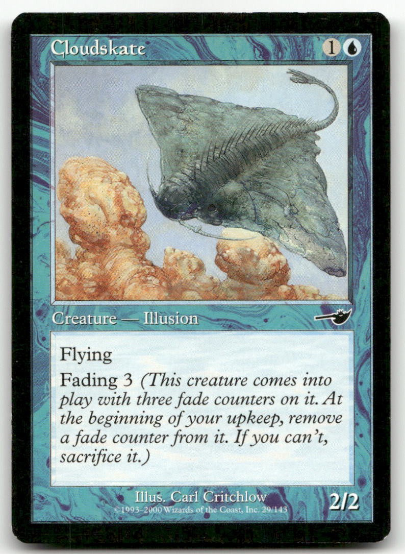 Cloudskate #29 (LP) Nemesis NMS Magic MTG