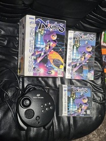 Nights Into Dreams Sega Saturn Box Manual Game Controller! Excellent Condition!