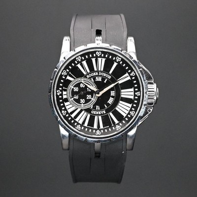 Roger Dubuis Excalibur 45mm Black Dial Rubber Strap EX457799.71R