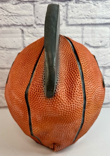 Vintage 1990’s Rubber Basketball Head Mask Halloween Costume w/Mohawk - Picture 3 of 4