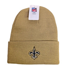 NFL New Orleans Saints Gold One Size Basic Cuffed Knit Hat