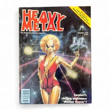 Heavy Metal Magazine Spring 1988 Adult Fantasy Cartoon Comic