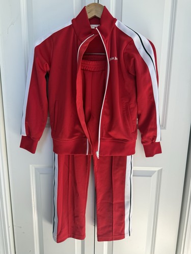 Palm Angels Youth Red Track Jacket & Pants Set - Kids/Boy's/Girl's Size 8-10