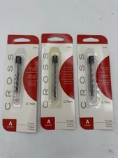 Cross 8742 Pencil Lead Refills 15 Leads 0.7mm Lot of 3 (45 Leads)