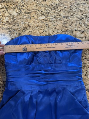 blue mini wedding guest dress Short Sleeve Ruffled V-Neck A-Line Midi Dress for Wedding Guests