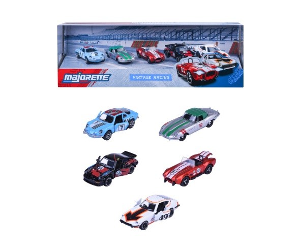 Majorette 8502005001 - Vintage Racing 5 Pieces Giftpack - Neu-image