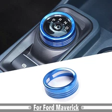 Car Gear Shift Switch Knob Trim Ring For Ford Maverick 22-2025 Accessories Blue