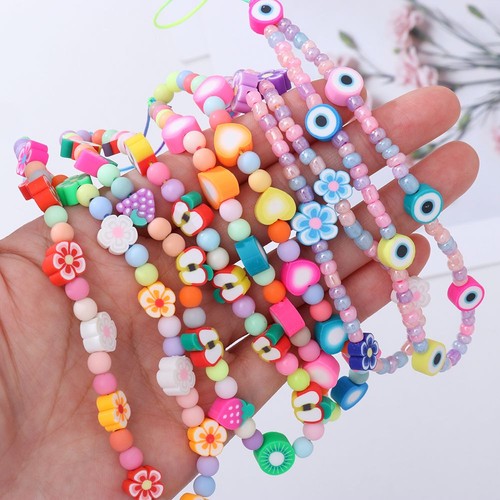 Keys Bohemia Soft Clay Mobile Phone Chain Phone Case Hanging Cord Phone Lanyard - Photo 6 sur 17
