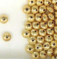 14K GOLD FILLED 8mm Saucer Rondelle Beads BAG OF 10. Perfect for Custom Designs 