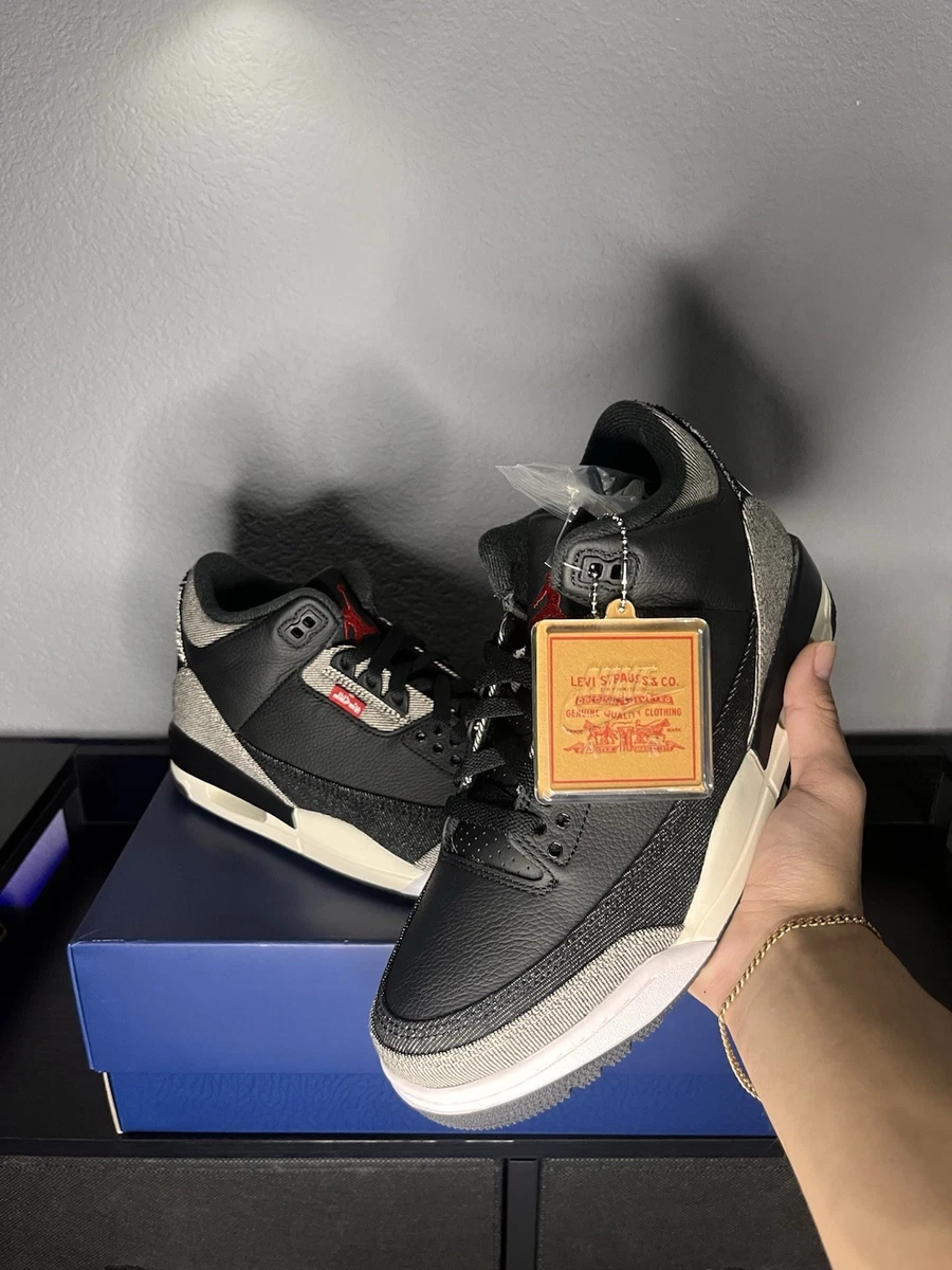 Las mejores ofertas en Levi's x Air Jordan 3 Retro SP Black Denim