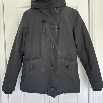 Authentic Canada Goose Rideau Parka 3800L Black Women s Size-M   EXCELLENT 