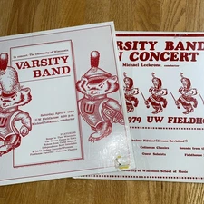 Varsity Band Concert LP X 2 UW Wisconsin Madison