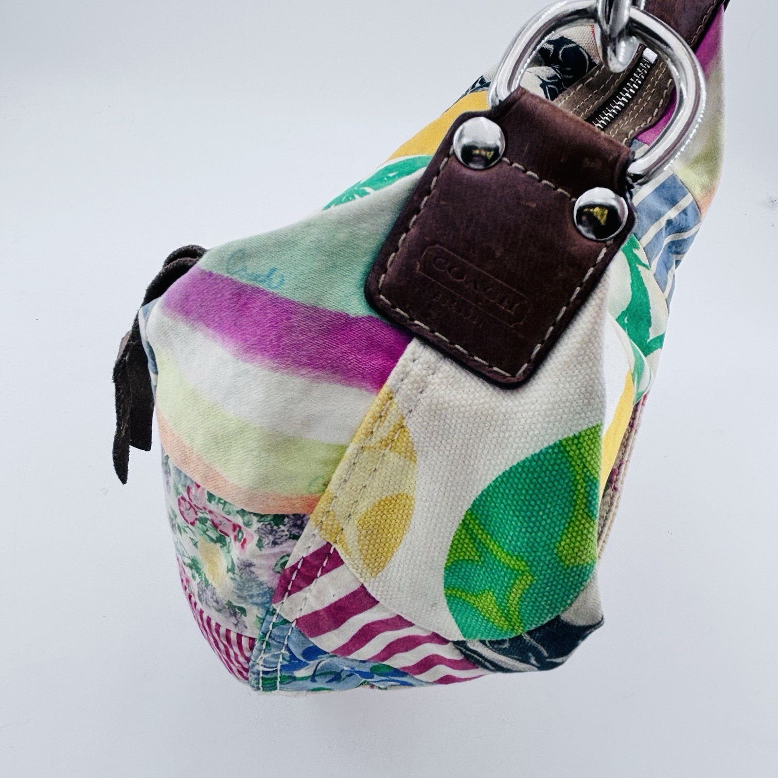 Coach Hampton Patchwork Multicolor Y2K Patchwork … - image 9