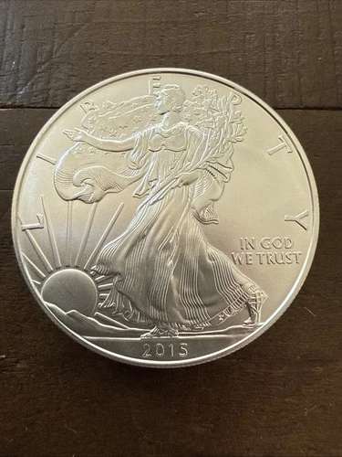 2015 1 Oz Silver American Eagle BU
