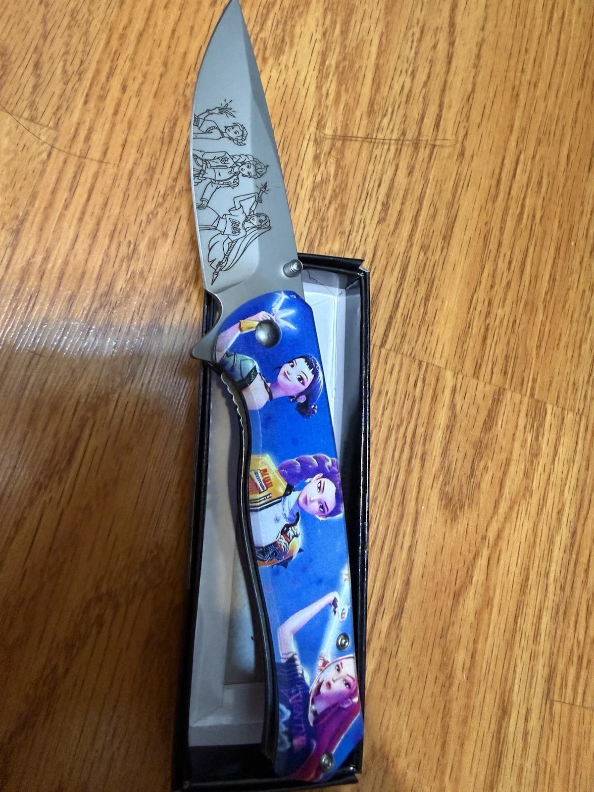 Demon Hunter K-pop Huntrix Pocket Knife 9” Anime Cosplay Pick 1 Only