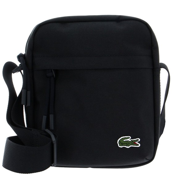 Lacoste Neocroc Vertical Camera Bag UmhäNgetasche Tasche Noir Schwarz-image