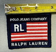 Polo Jeans Company "Ralph Lauren" Embroidered Sew on patch RARE