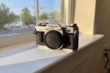 Canon AE-1 Bundle x2  50mm  135mm Lenses CLA Serviced Tested
