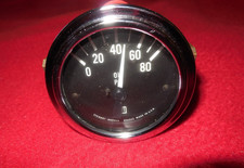 Vintage Stewart Warner 2 18 0 - 80 Psi Electric Oil Pressure Gauge Gasser