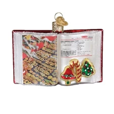 Old World Christmas Glass Ornament for Christmas Tree, Betty Crocker Cookbook