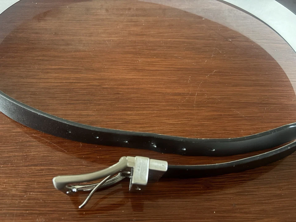 Cinturón de cuero reversible para hombre Nike - negro/blanco talla 50 modelo 35031004BT Foto 4 de 4