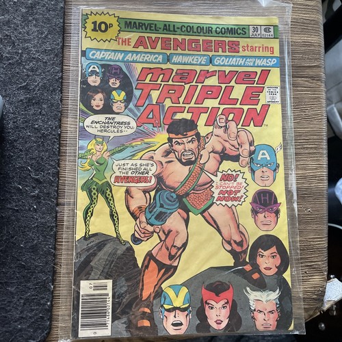 Marvel Triple Action #30 Avengers Comic Don Heck, 25C, 1976, Bronzezeit - Bild 1 von 1