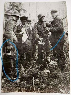 Großes Foto SIPHO 1943 - Ostfront - Soldaten All & Partisans ww2 militaria