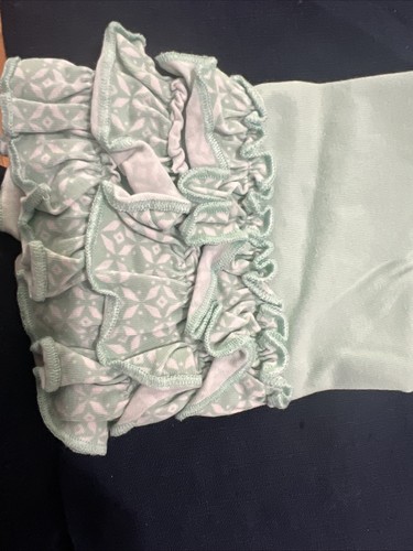 Matilda Jane girls ruffle leggings size 6 seafoam green - Picture 4 of 5