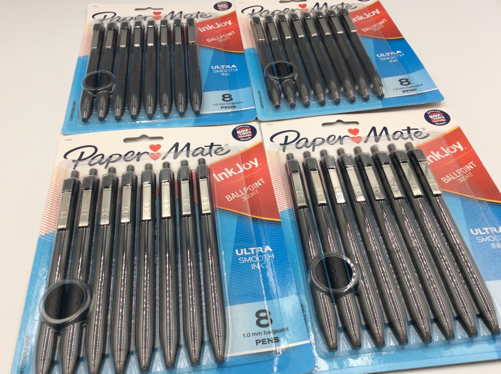 Paper Mate InkJoy 300RT Retractable Ballpoint Pens, Med 1.0mm, Black, 32 PENS