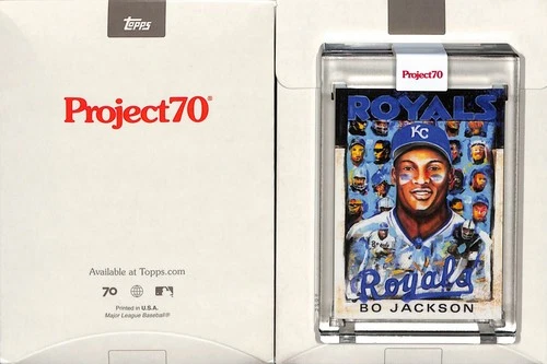 2021 TOPPS PROJECT 70 #351 1986 BO JACKSON - KANSAS CITY ROYALS - ANDREW THIELE
