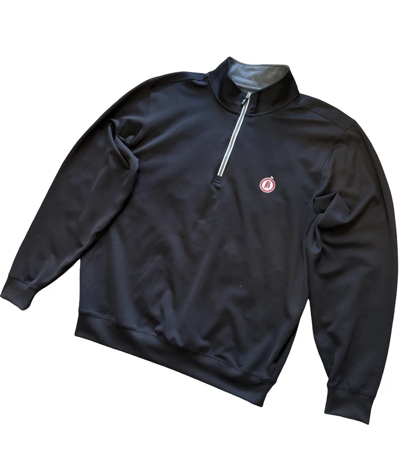 FAIRWAY & GREENE F&G Tech Alabama Black Men’s Size XL Golf Pullover 1/4 Zip - Image 2 of 4