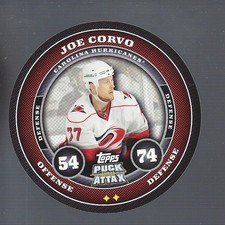 2009-10 Topps Puck Attax #35 Joe Corvo - HKY