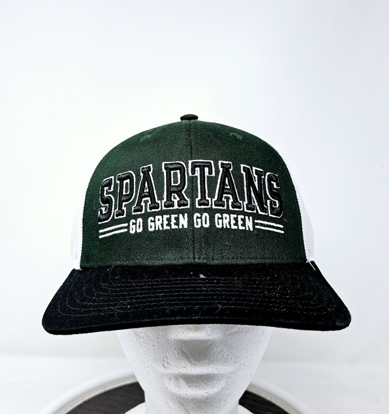 Michigan State Spartans Mesh Back Snapback Hat Captivating Headwear NWT