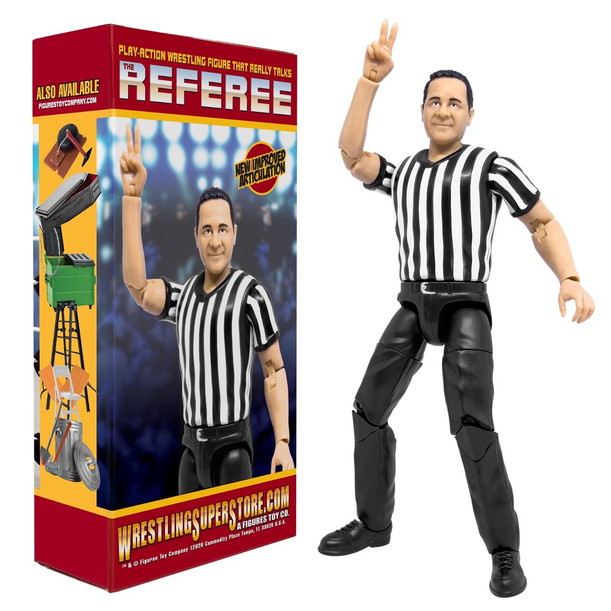 Super Deluxe Wrestling Figure Ring & Accessory Set For WWE