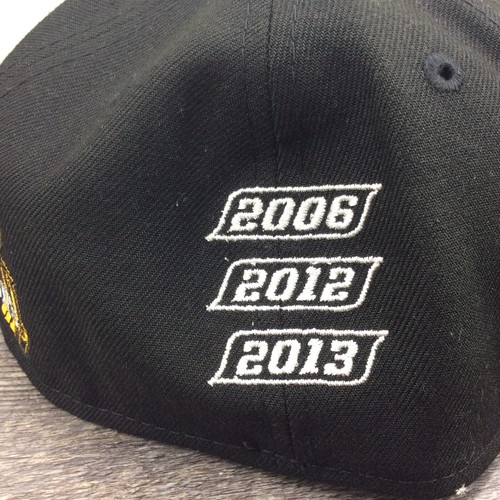New Era Miami Heat 59FIFTY Count The Ring Fitted Hat Cap Hat Size 7 1/4 - Picture 3 of 6