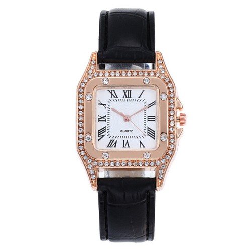 Damen Armbanduhren Mode Freizeit Uhren Wasserdicht Eimer Quadrat Armband