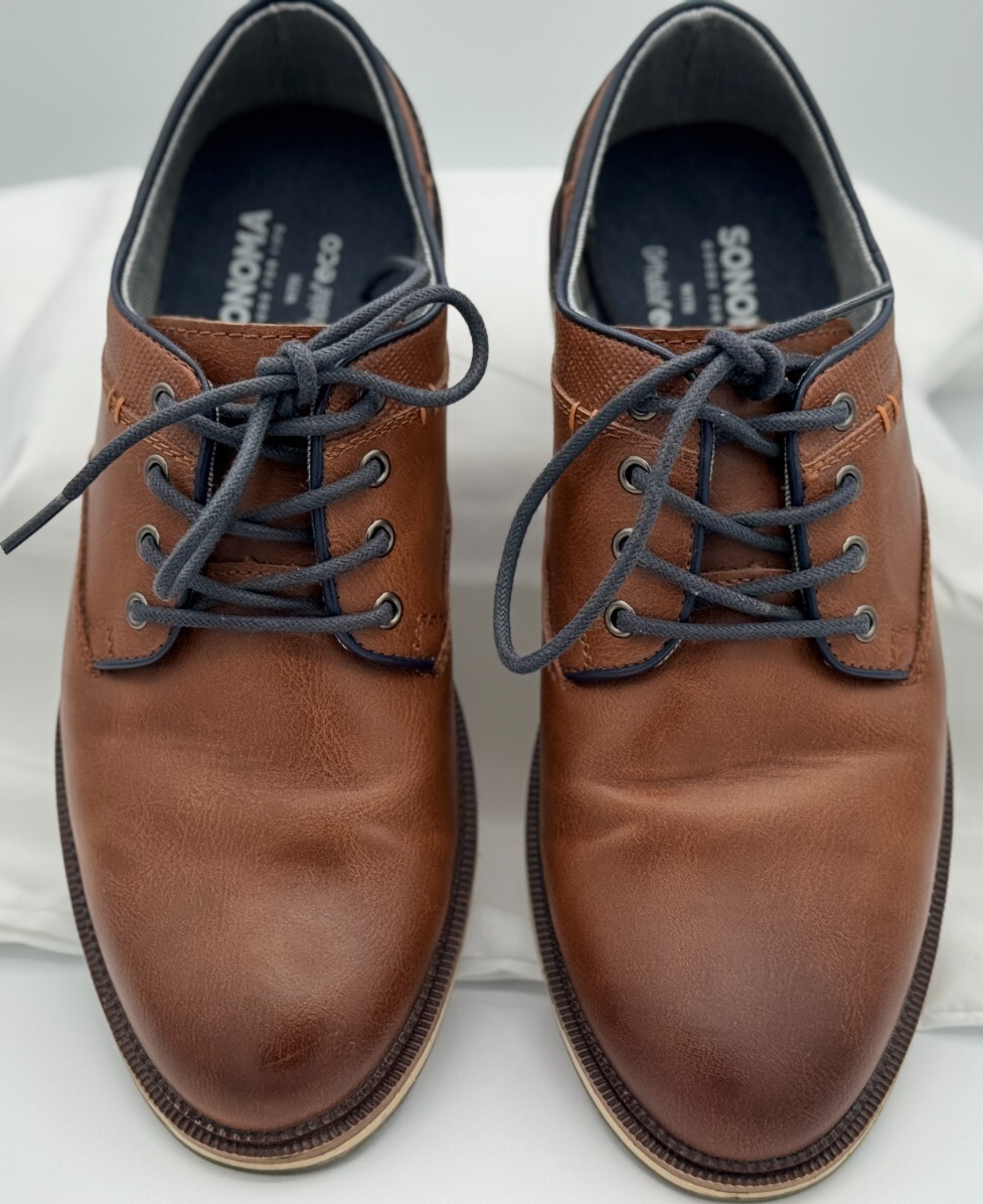 sonoma brown dress shoes Sonoma Goods For Life Morantt Men's Wingtip Dress Sneakers