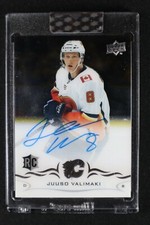 2018-19 Upper Deck Clear Cut Hockey Juuso Valimaki Auto Rookie Card RC G