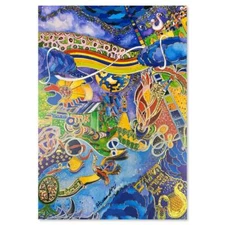 Rafael Abecassis "King David's Song" Hand Signed Numbered Limited Edition Art